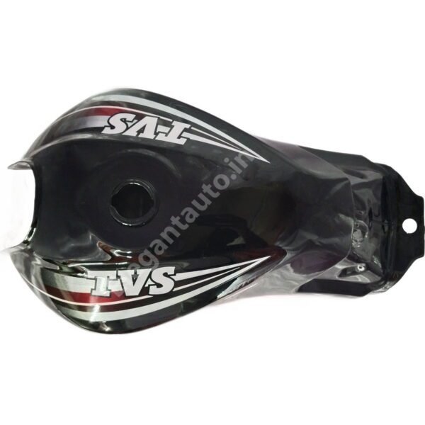TVS Star Sorts BS4 Petrol Tank BLACK and RED - Image 2