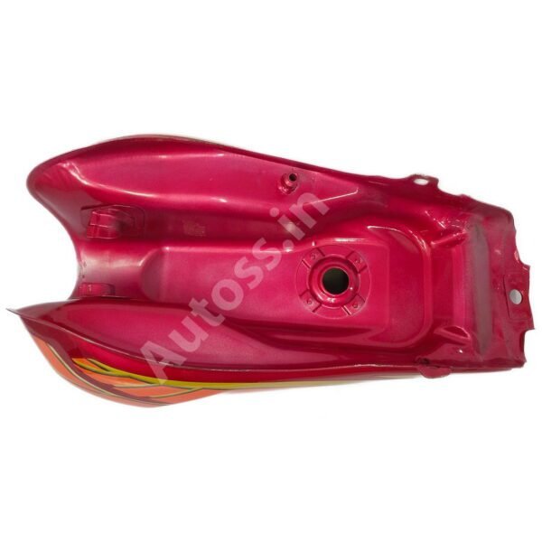 HERO CD Deluxe New Model Petrol Tank RED - Image 3
