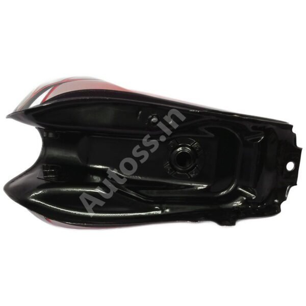 HERO HFDX PETROL TANK BLACK and RED - Image 3