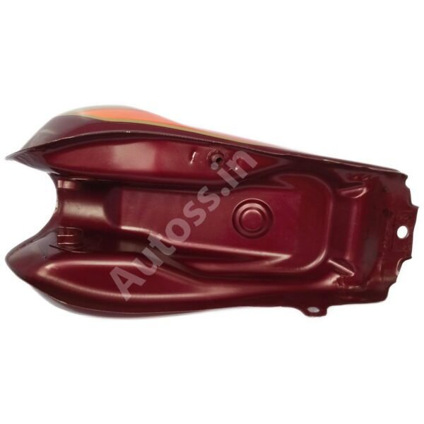 HERO CD Deluxe Petrol Tank Old Model WINE RED - Image 3