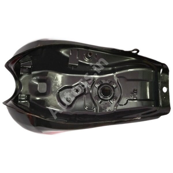 HERO PASSION PRO PETROL TANK BLACK and RED - Image 3