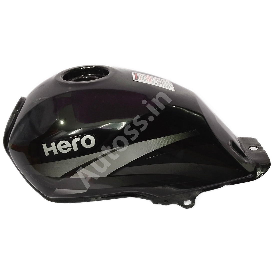HERO PASSION PRO PETROL TANK BLACK and GREY