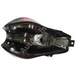 BAJAJ Discover 100 Petrol Tank BLACK and RED - Image 3