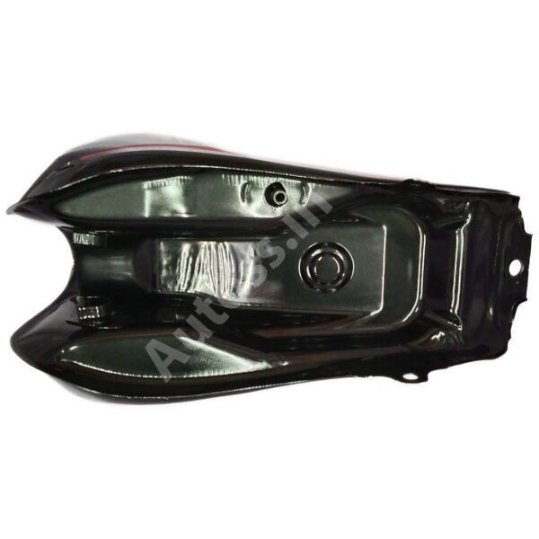 HERO CD Deluxe Old Model Petrol Tank BLACK and RED Color Without Guage - Image 3