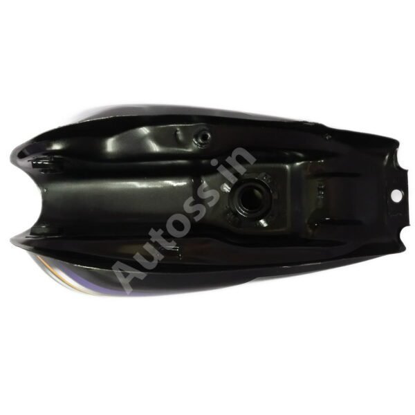HERO Super Splendor Alloy Wheel Petrol Tank BLACK and BLUE - Image 3