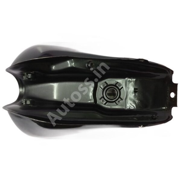 HERO PASSION ALLOY WHEEL PETROL TANK BLACK and RED - Image 3