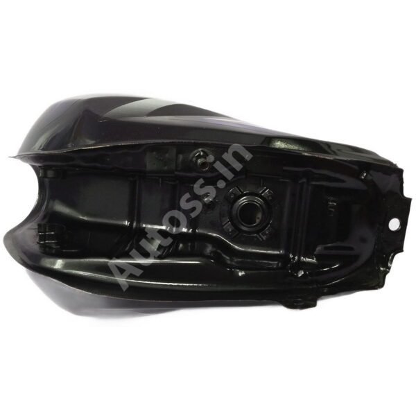 HERO SUPER SPLENDOR T2 Petrol Tank BLACK and BLUE - Image 3