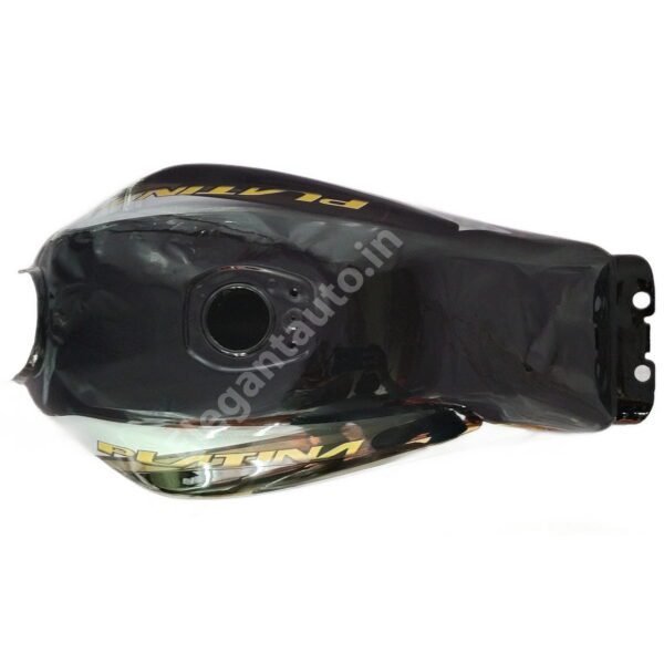 BAJAJ Platina Comfort Petrol Tank BS4 BLACK and BROWN - Image 2