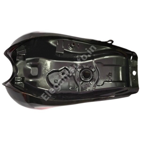HERO Splendor Pro 2016 Petrol Tank BLACK and RED - Image 3
