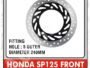 HONDA SP 125 FRONT DISC BRAKE