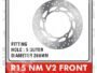 YAMAHA R15 NM V2 FRONT DISC BRAKE