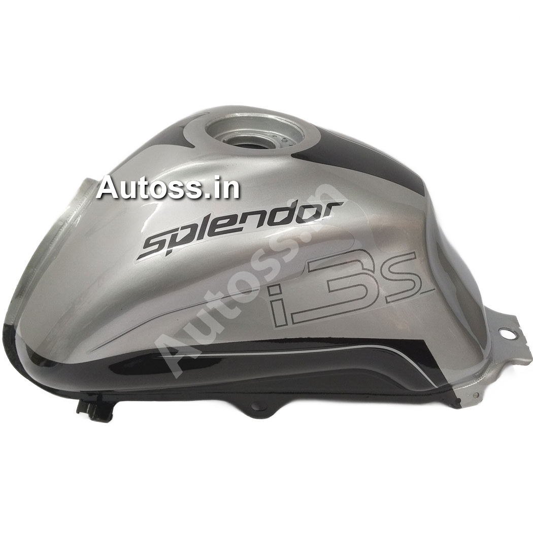 HERO I-SMART 110 BS4 Petrol Tank SILVER BLACK